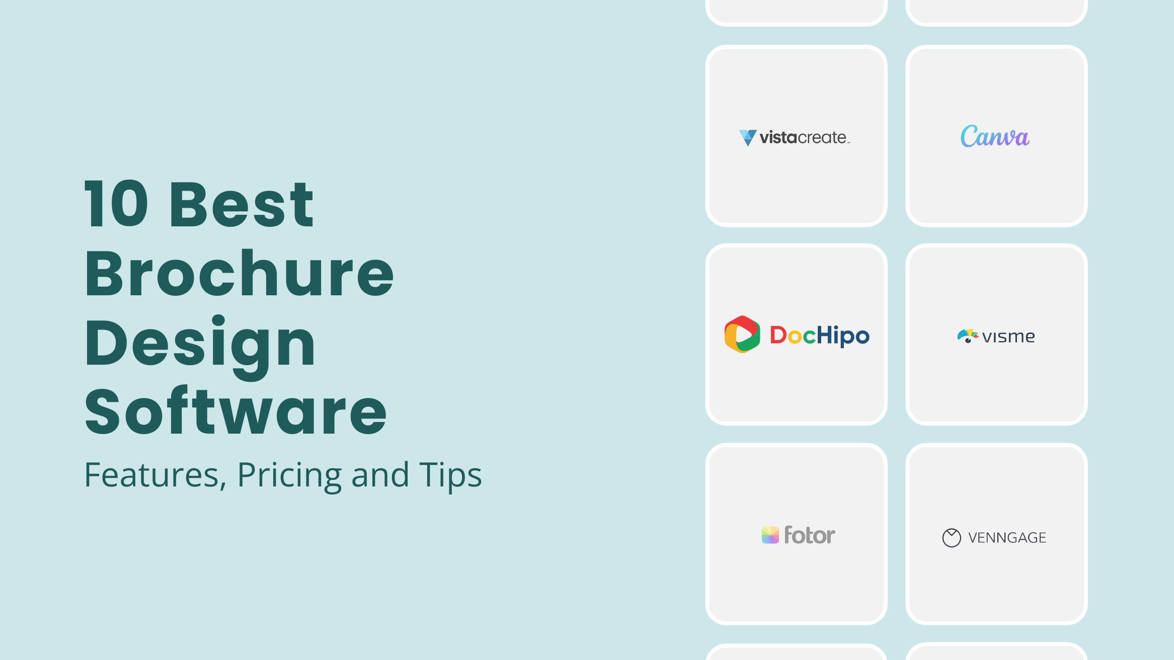 10 Best Brochure Design Software- blog banner