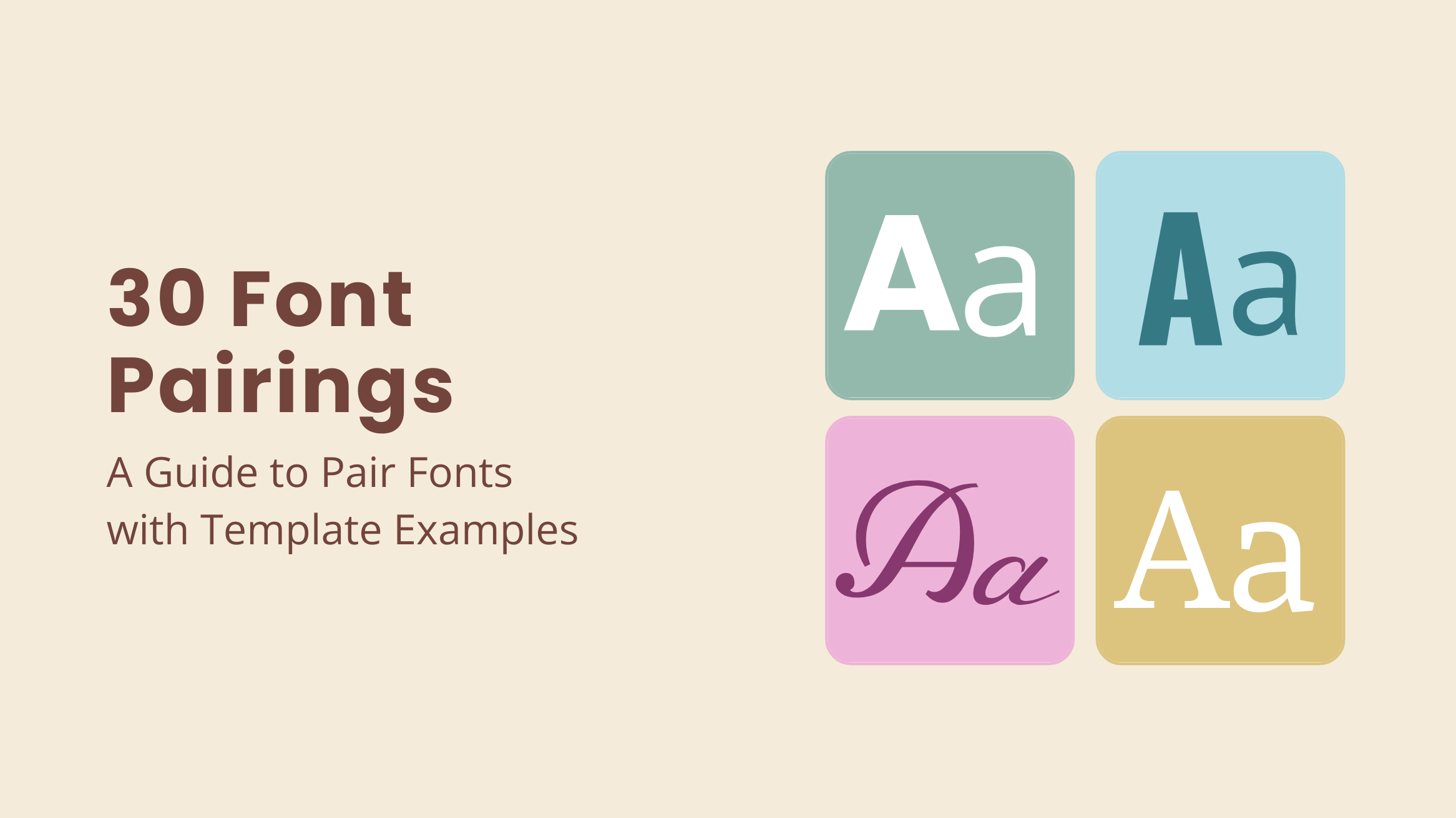 30 Font Pairings- blog banner