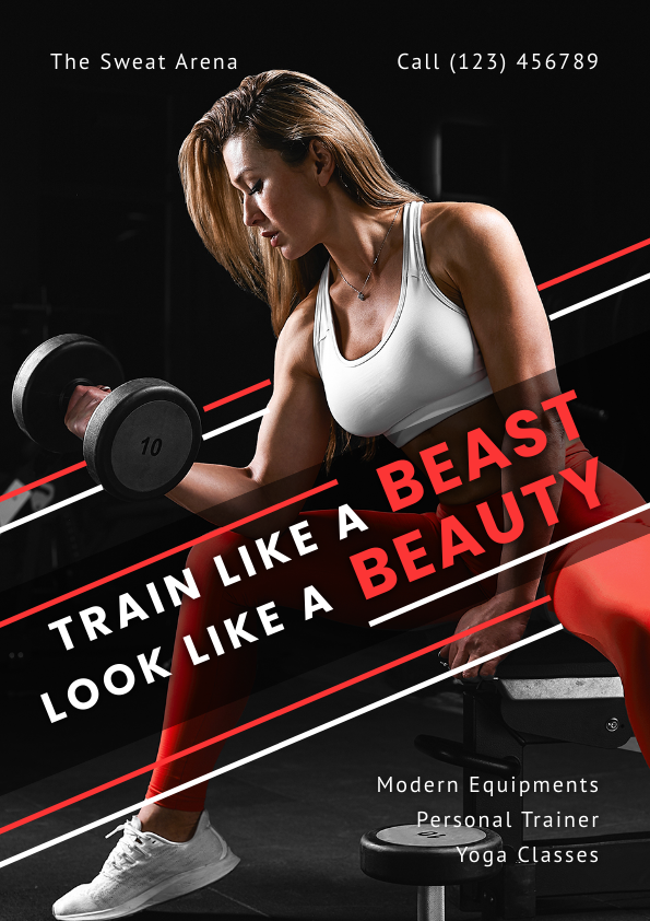 Gym Poster template