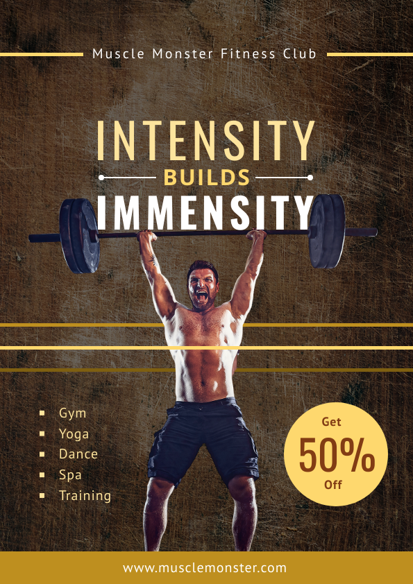 Gym Poster Template