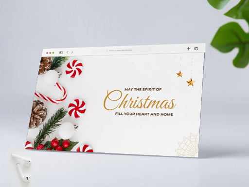 Christmas Zoom Background Templates
