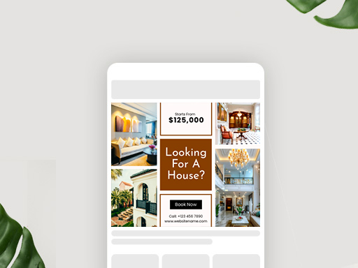 Real Estate Large Rectangle Ad Templates