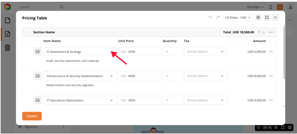 DocHipo proposal maker