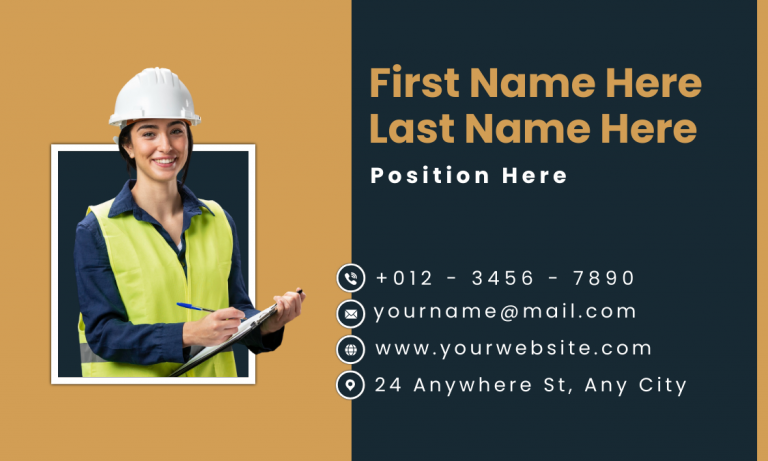 construction business card page-1