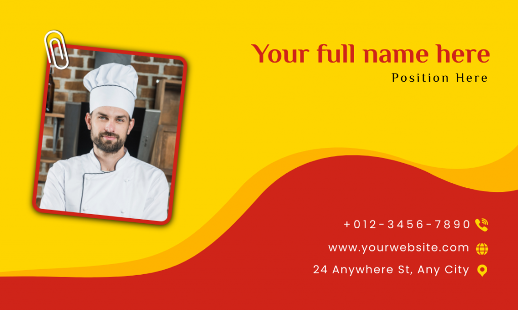 food business card page-1