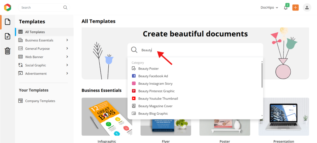 DocHipo templates for industries DocHipo templates for industries