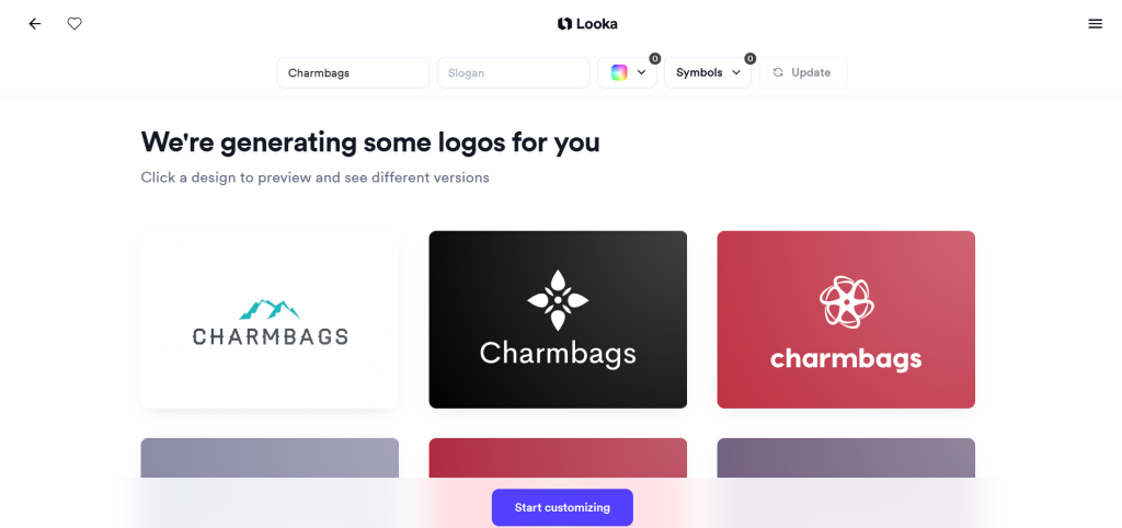 Looka AI Logo Maker