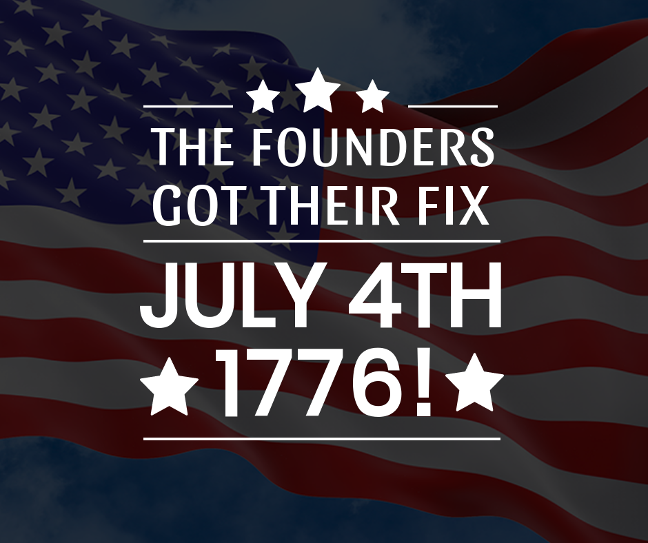 4th of July Facebook post template for trivia contest in DocHipo