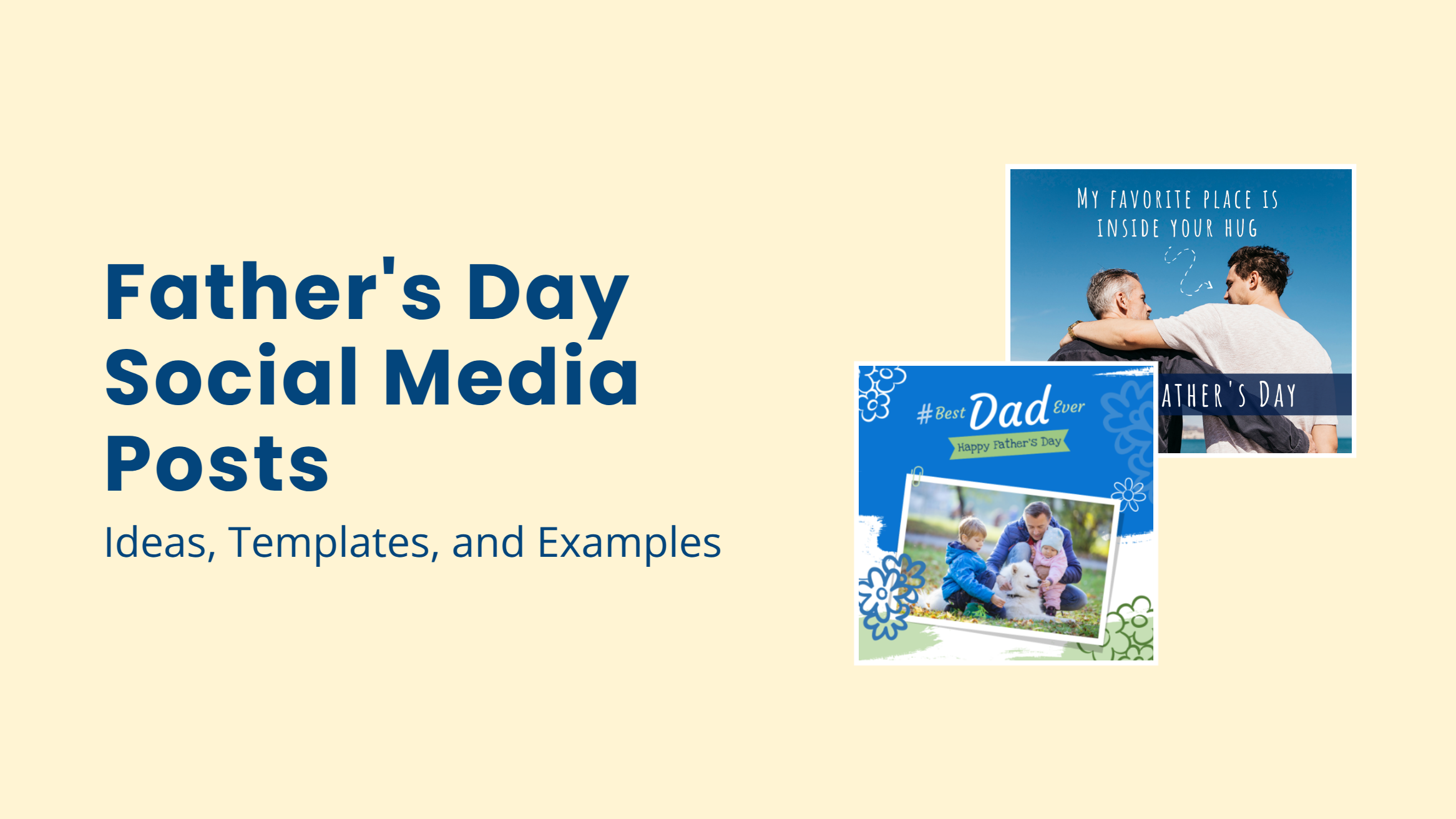 Banner for Fathers Day Social Media Posts