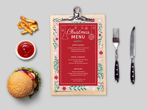 Christmas Menu Templates