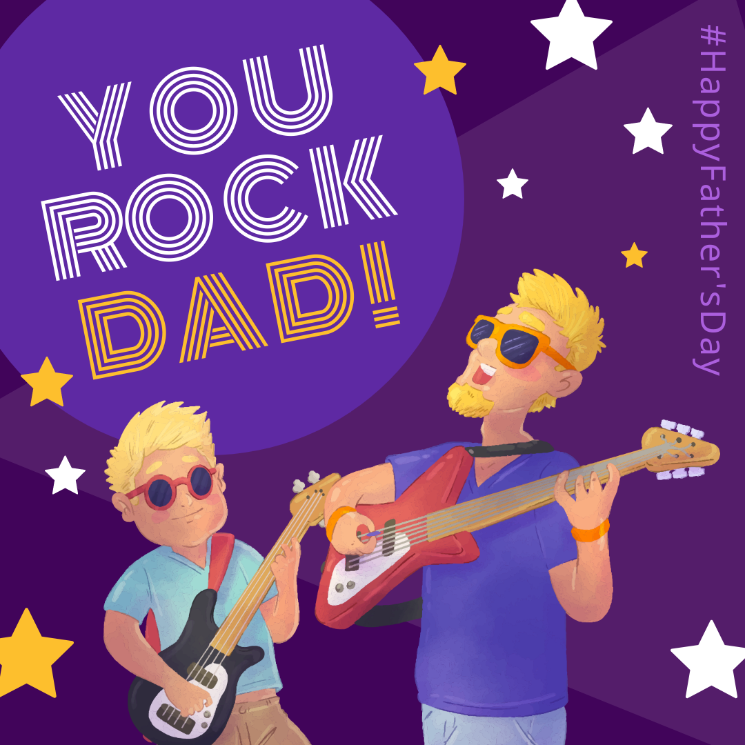 Cool Father’s Day Appreciation Post on Instagram