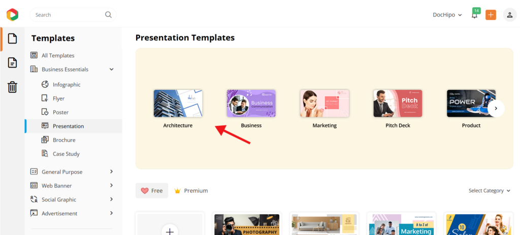DocHipo template category DocHipo template category