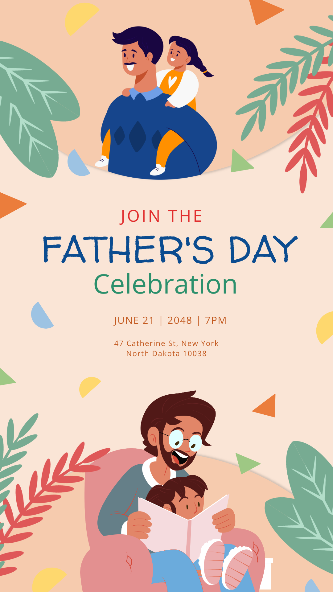 Father's Day IG Story Template for Business Promotions