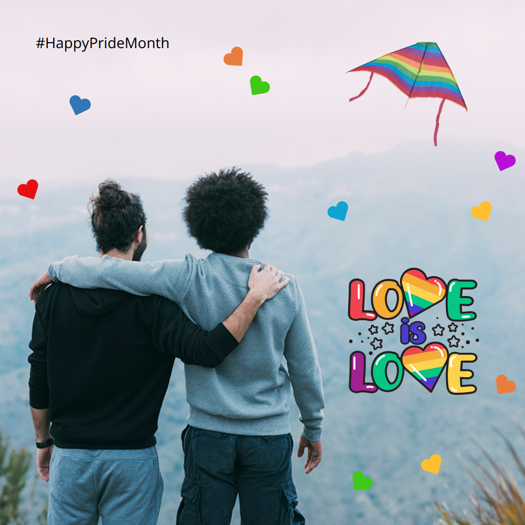 Pride month graphics animation