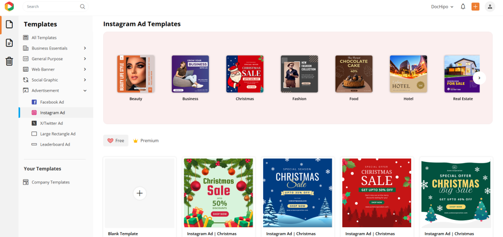 Kittl Alternatives- DocHipo Templates