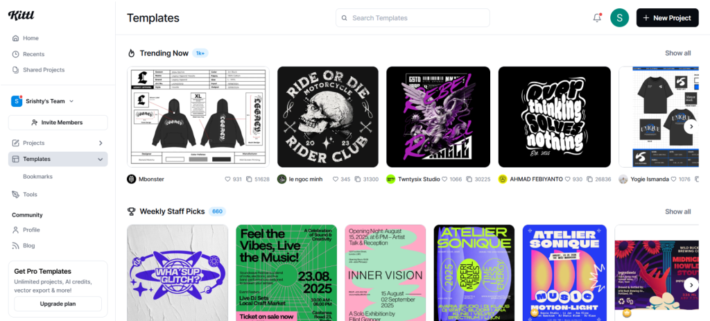 Kittl templates Kittl vs Canva vs DocHipo templates
