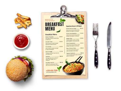 Menu-template