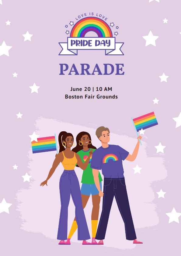 Pride day graphics sticker