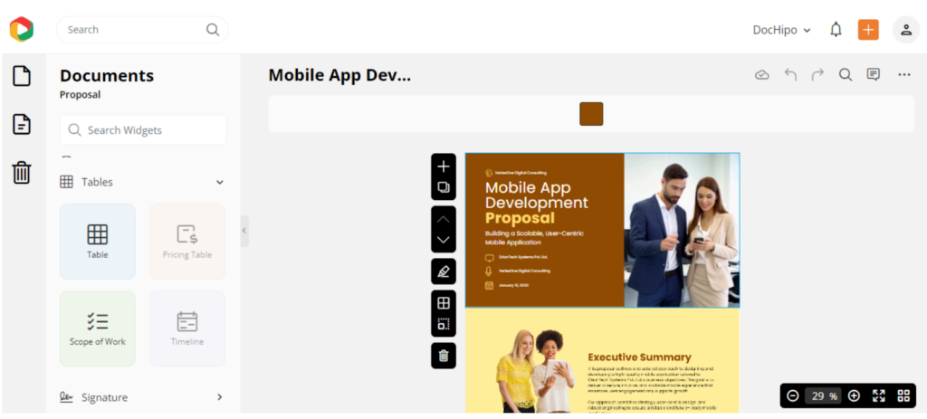 DocHipo proposal maker