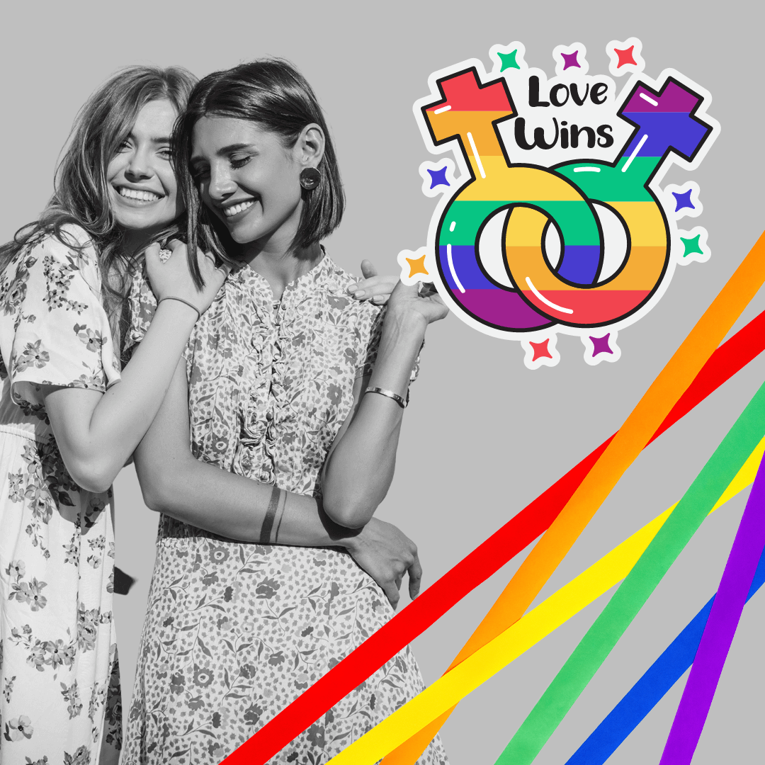 Pride month graphics sticker