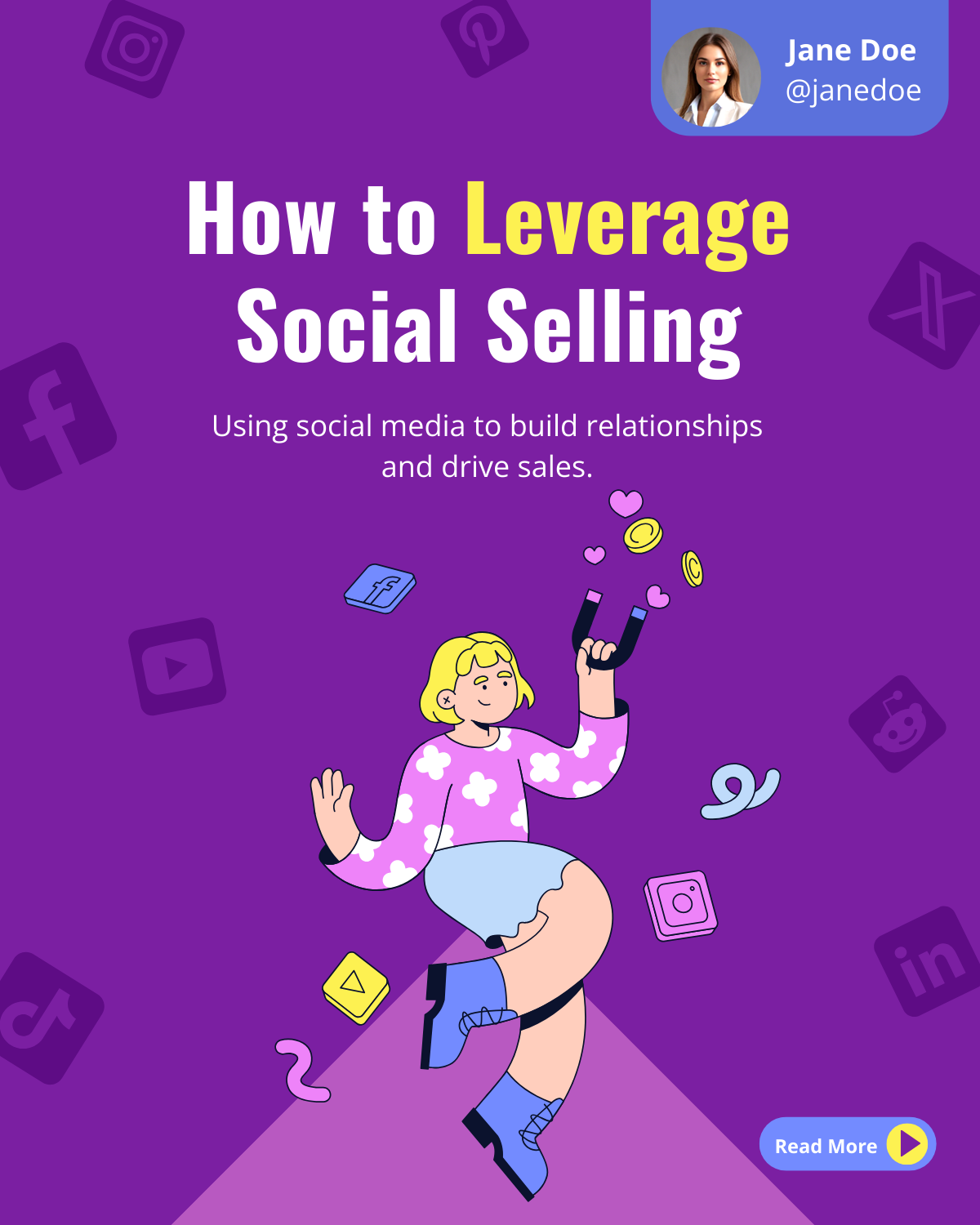 LinkedIn Carousel Post Template