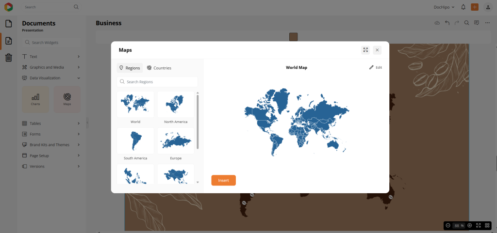 DocHipo data visualization assets- interactive elements