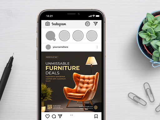 Furniture Instagram Post Templates