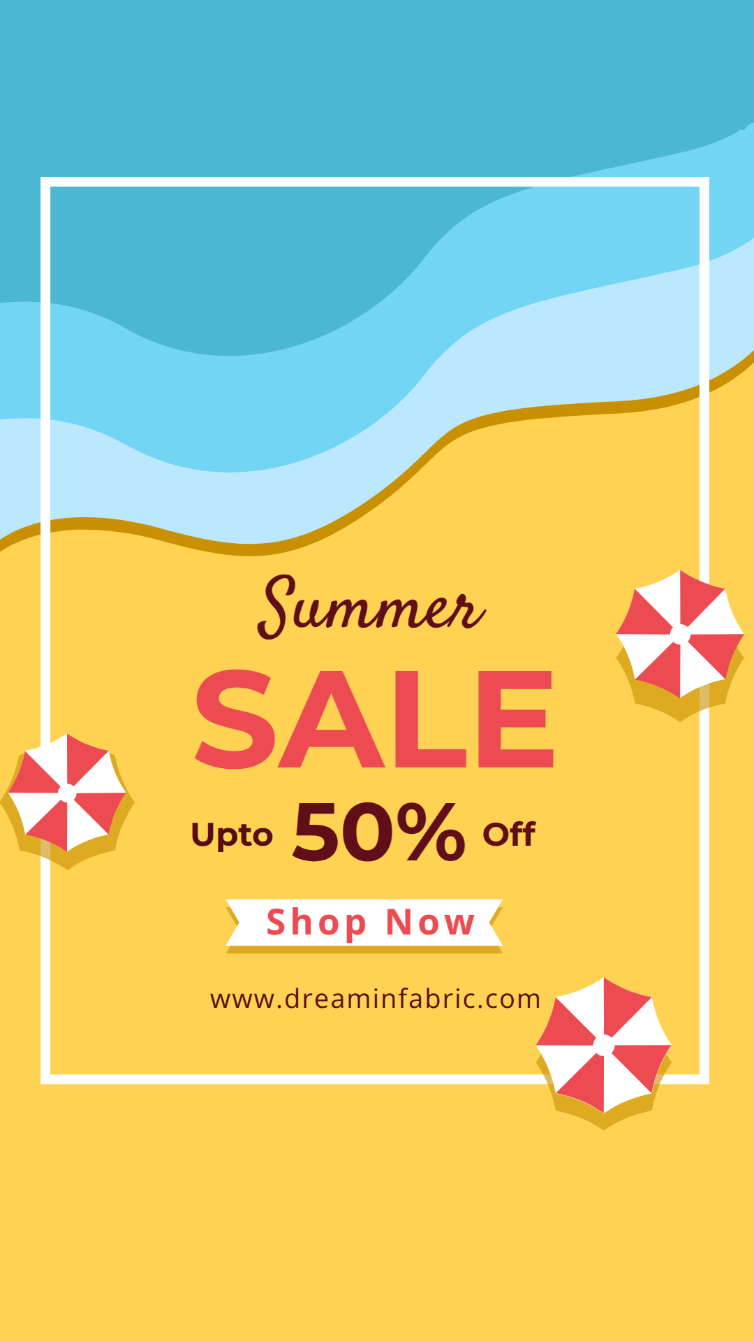 Summer Text Frame