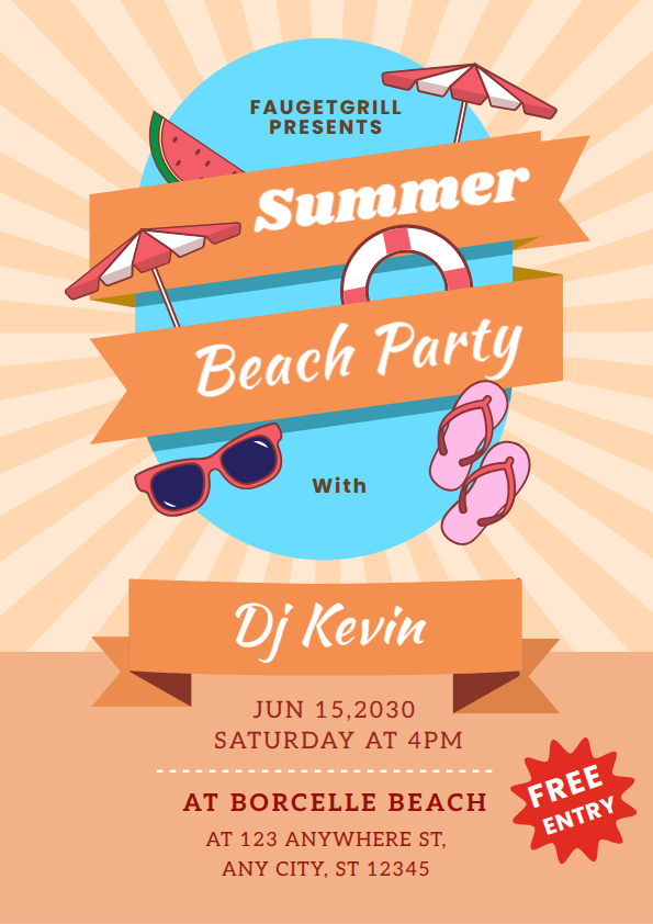 Summer Text Frame