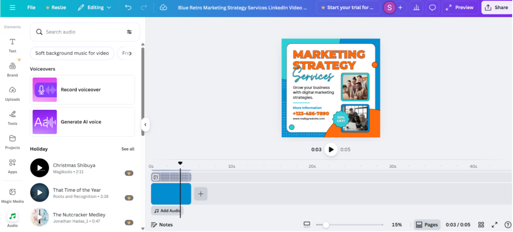 Canva video editor Canva video editor