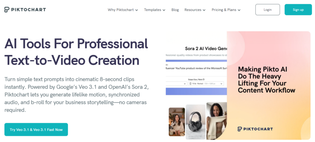 piktochart homepage Piktochart homepage