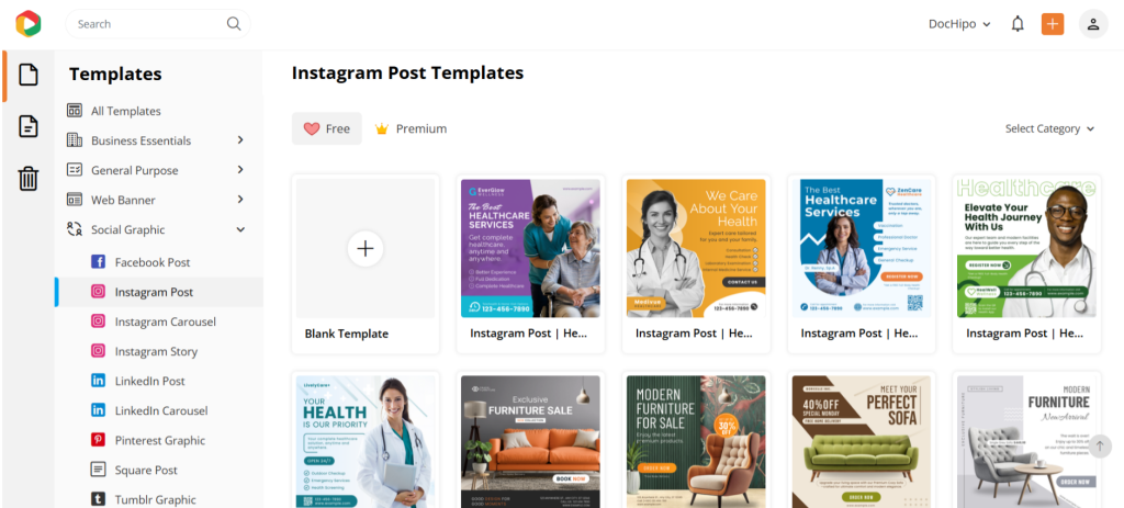 Snappa vs Canva vs DocHipo templates Snappa vs Canva vs DocHipo templates