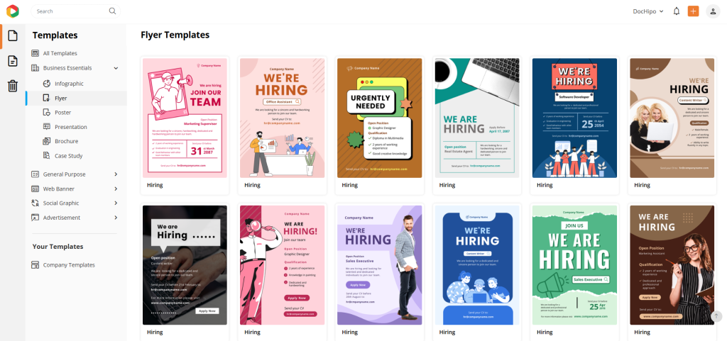 Find free and premium hiring flyer templates