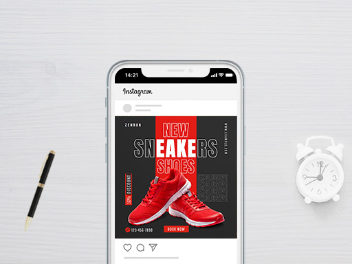 Footwear Instagram Ad Templates
