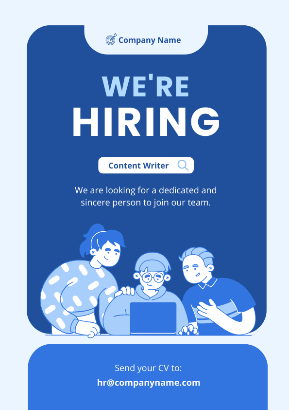 Fyer template for content writer jobs