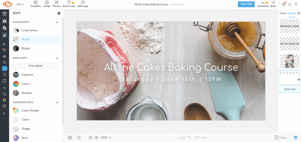 PicMonkey design customizations