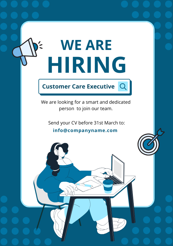 Pop-up view in DocHipo hiring flyer