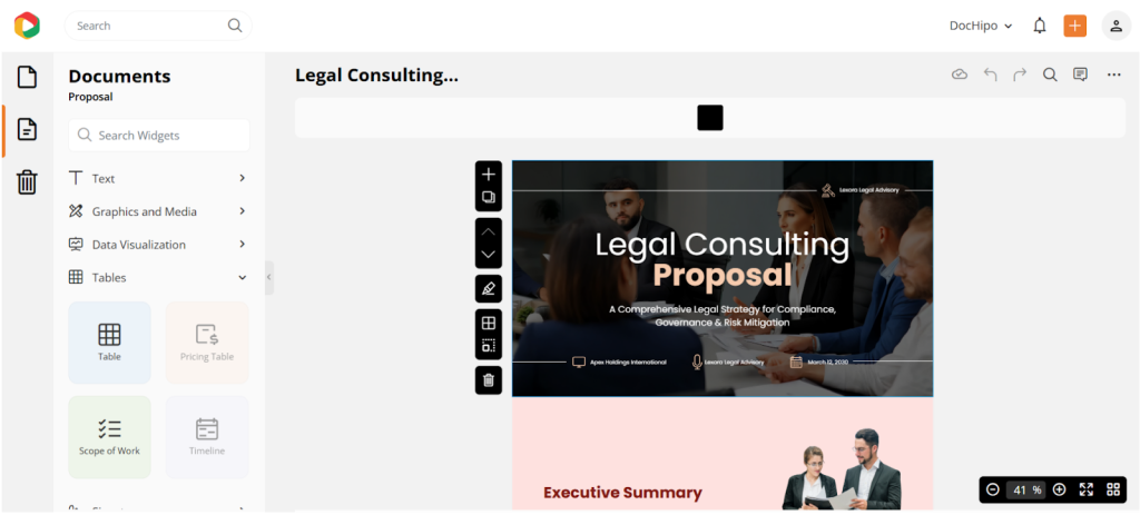 DocHipo proposal maker