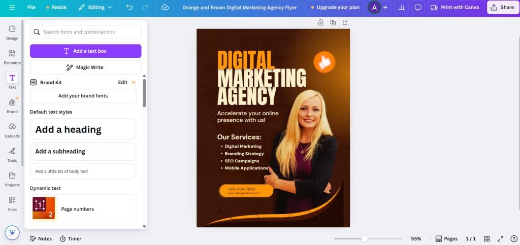 Canva Design Features