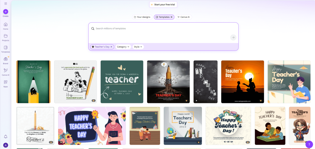 Canva templates