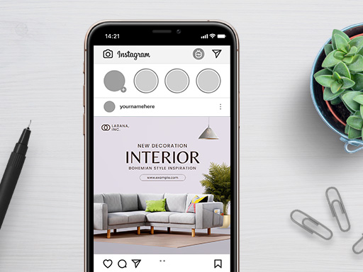 Interior Design Instagram Post Templates