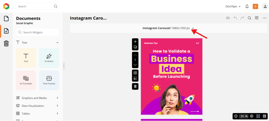 DocHipo Instagram carousel templates DocHipo Instagram carousel template