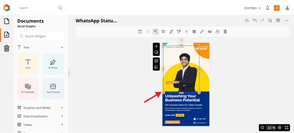 WhatsApp status customizing