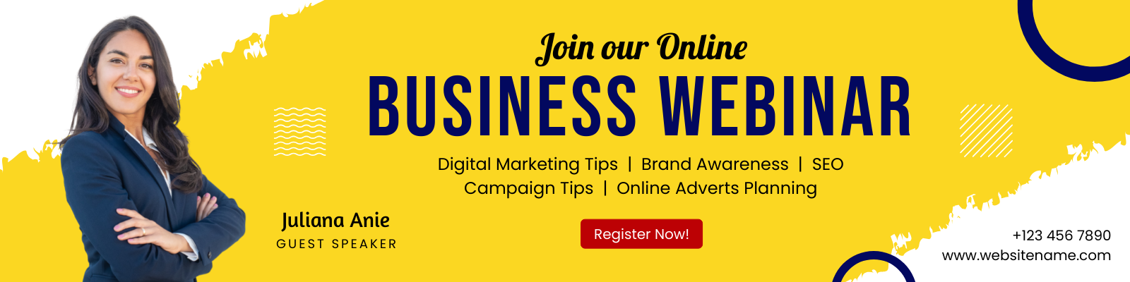 Business Twitter-X ad template in DocHipo