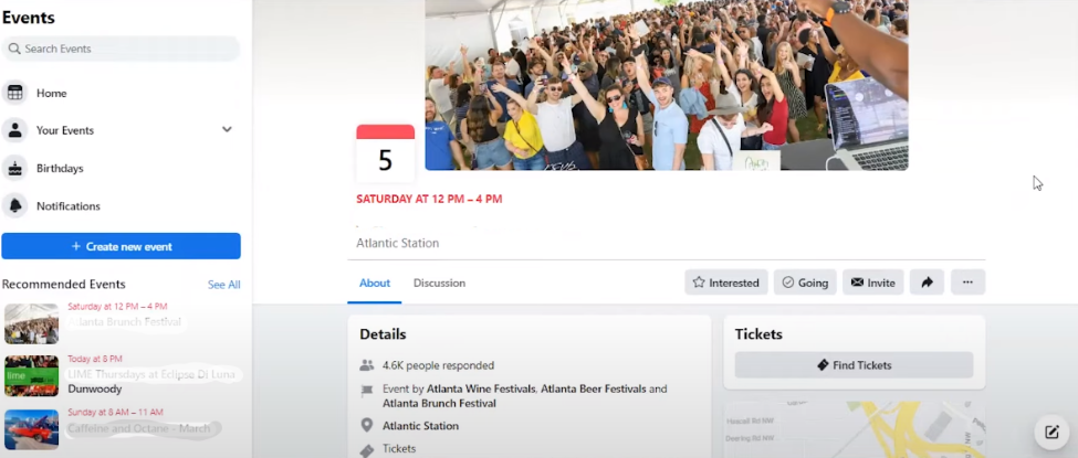 Facebook event cover photo size