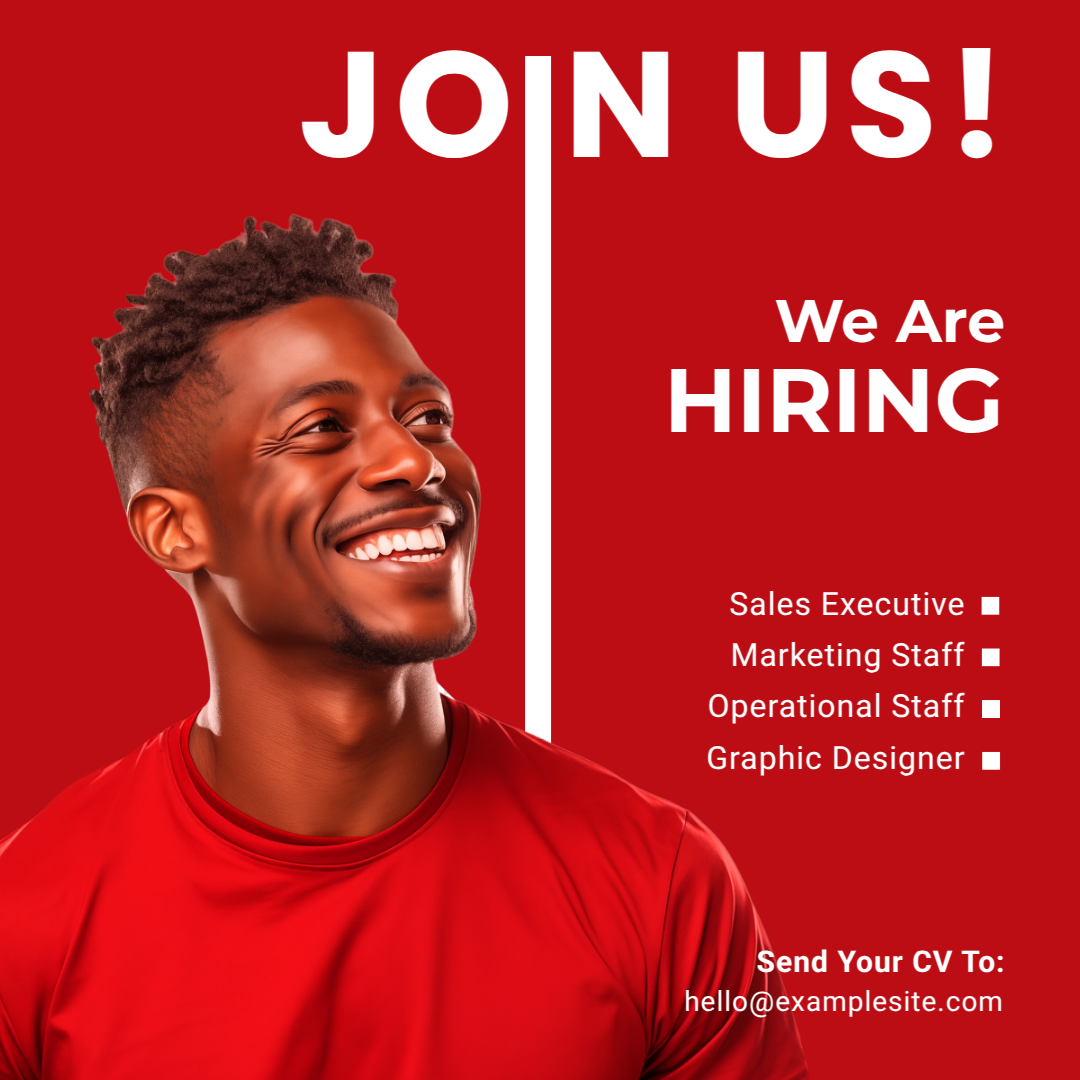 Hiring Instagram Post Template