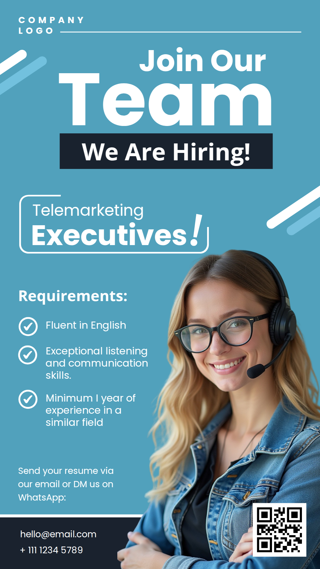 Hiring WhatsApp Story Template