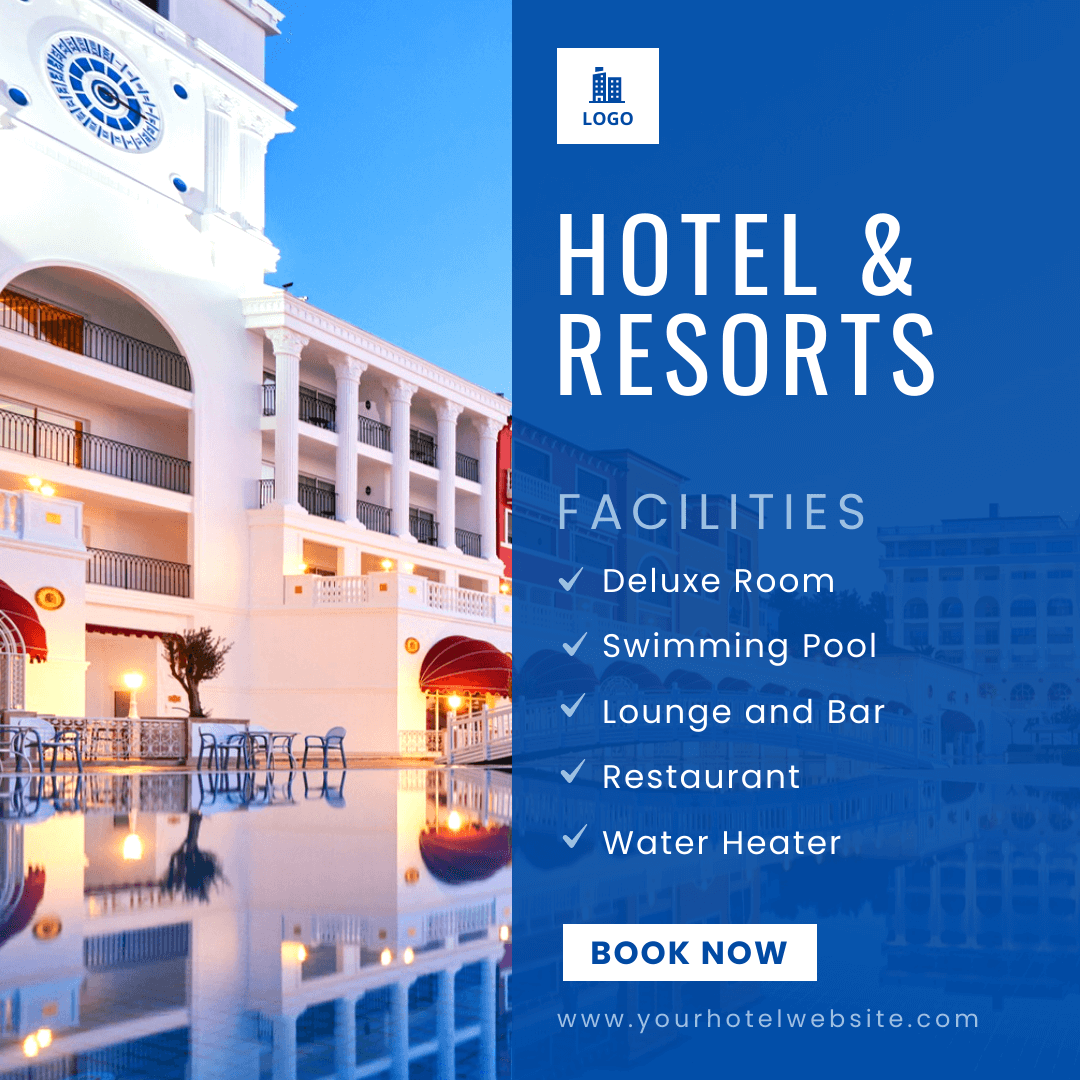 Hotel ad for Instagram- DocHipo templates