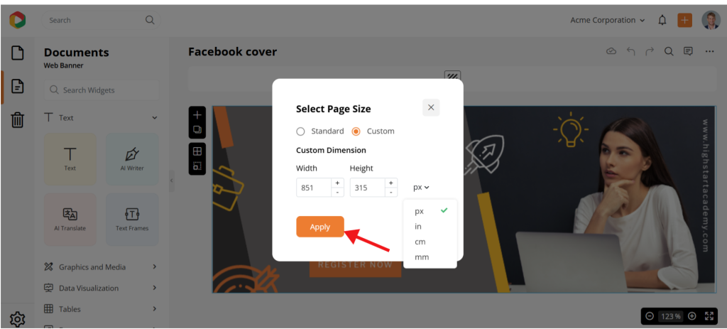 optimizing dimensions for Facebook cover photo