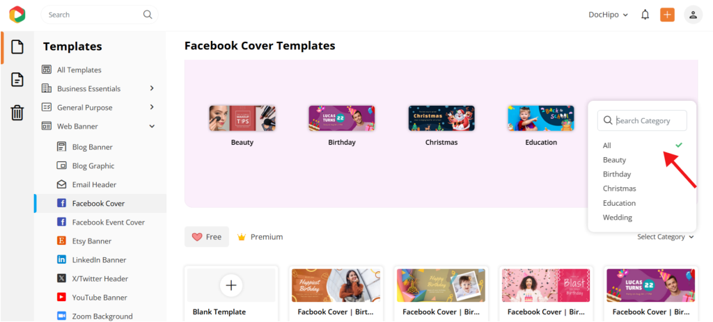 Facebook cover templates